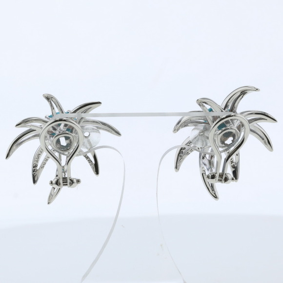 TIFFANY earrings fireworks silver 925 turquoise ladies &Co. - Picture 4 of 5